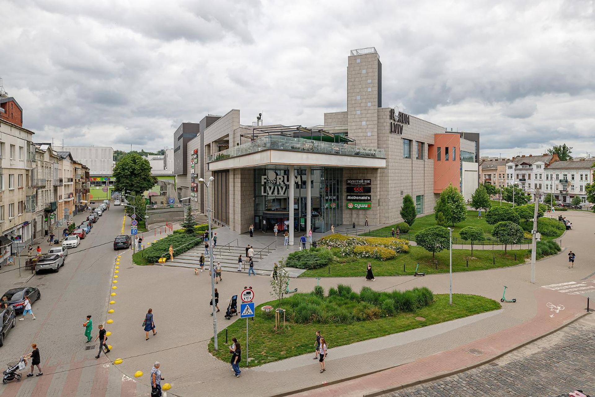 2К Квартира Forum Вулиця Куліша Lviv Eksteriør billede